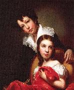 Rembrandt, Michaelangelo and Emma Clara Peale